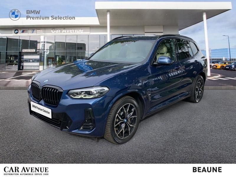 BMW X3 Phytonicblau métallisé d'occasion