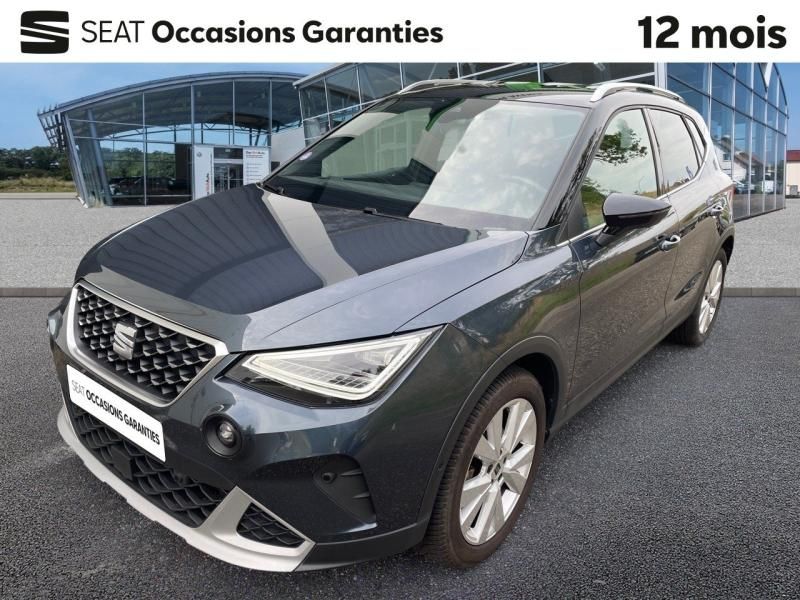 Seat Arona Gris Magnétique Métal/Toit Noir Minuit d'occasion
