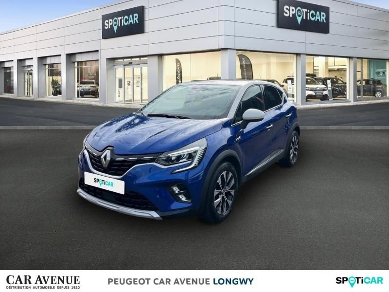 Renault Captur Bleu Iron/Blanc Albatre d'occasion
