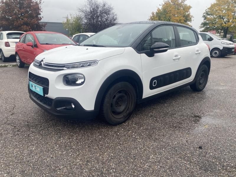 Citroën C3 Blanc Banquise - Noir Onyx d'occasion