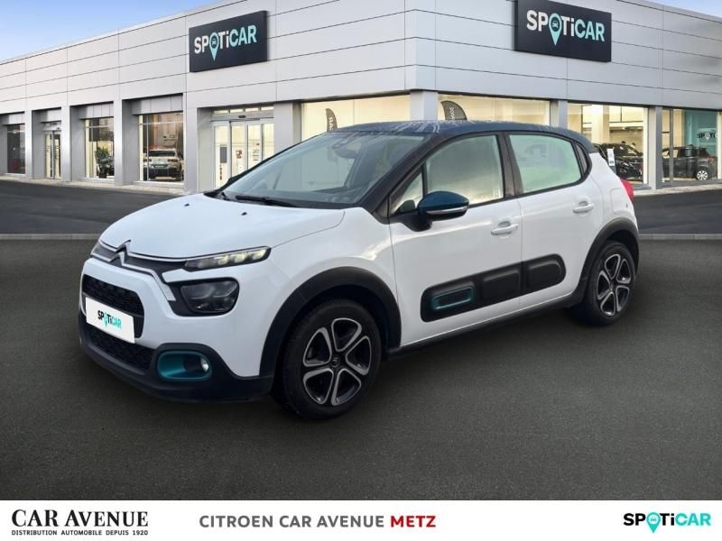 Citroën C3 Blanc Banquise (O) - Bleu Emeraude d'occasion
