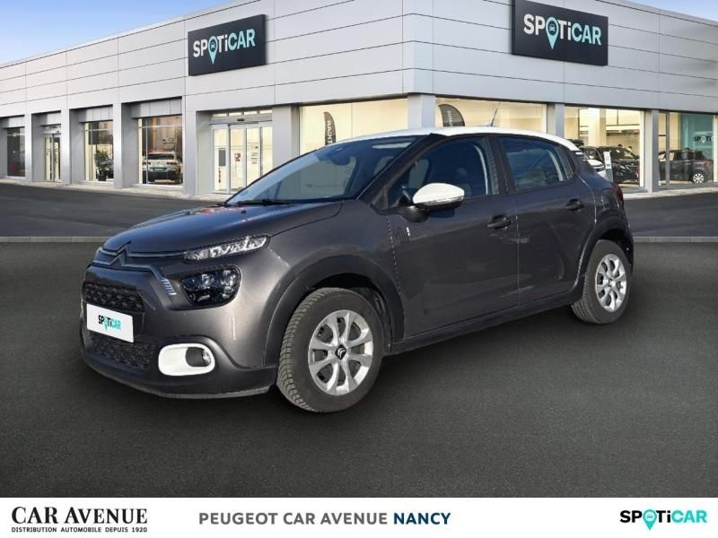 Citroën C3 Gris Platinium (M) - Blanc Opale d'occasion
