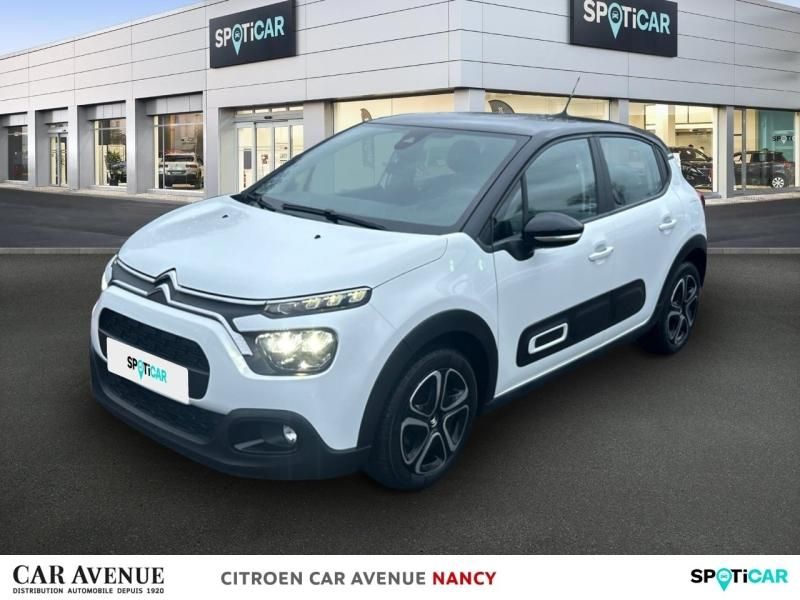 Citroën C3 Blanc Banquise (O) - Noir Onyx d'occasion