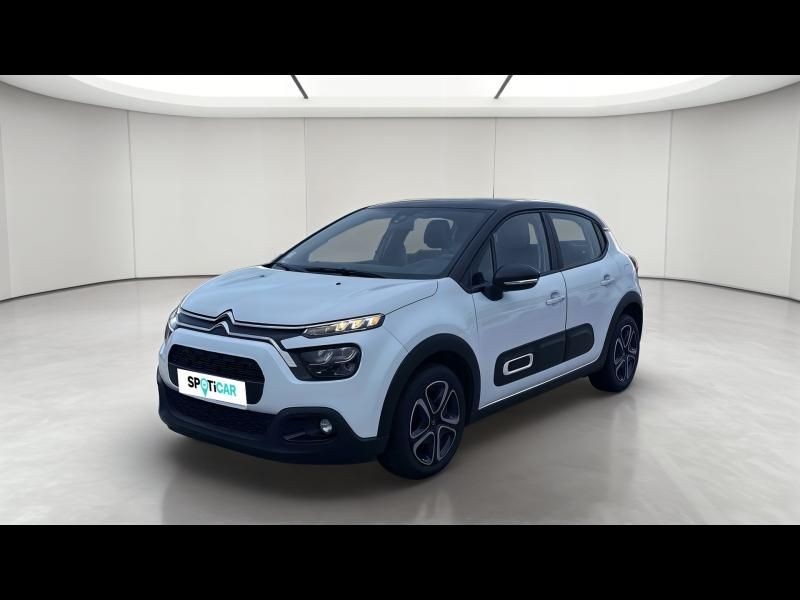 Citroën C3 Blanc Banquise (O) - Noir Onyx d'occasion