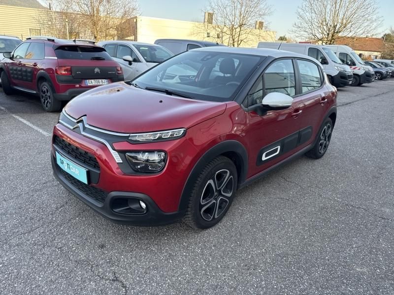 Citroën C3 Rouge Elixir (S) - Blanc Opale d'occasion