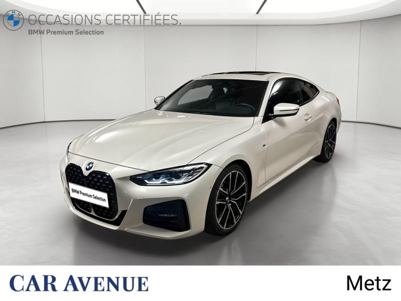 BMW Série 4 Coupé Mineralweiss métallisé d'occasion