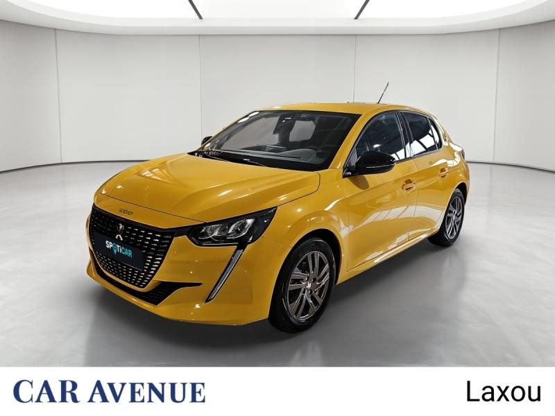 Peugeot 208 Jaune d'occasion