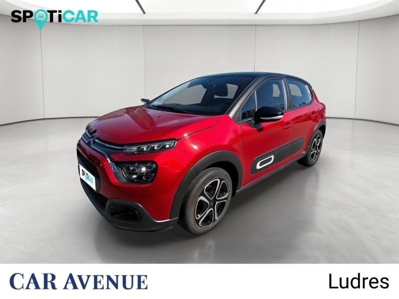 Citroën C3 Rouge Elixir (S) - Noir Onyx d'occasion