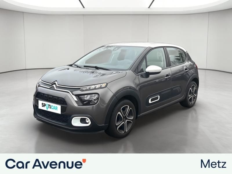 Citroën C3 Gris Platinium (M) - Blanc Opale d'occasion