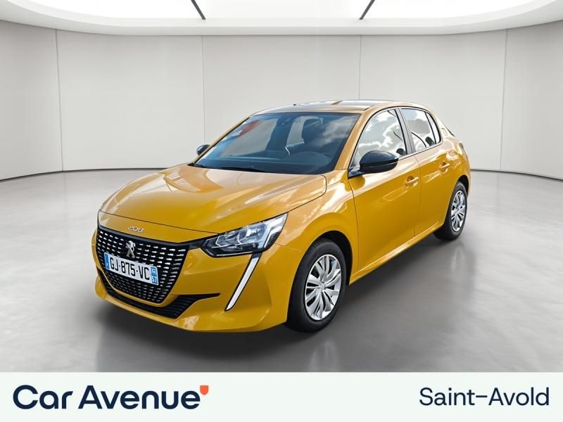 Peugeot 208 Jaune d'occasion