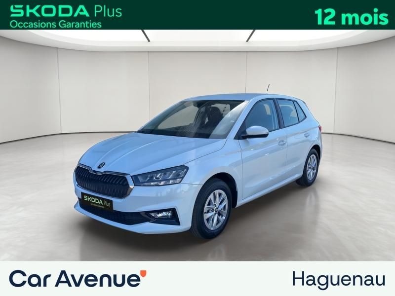 Skoda Fabia Blanc Lune métallisé d'occasion