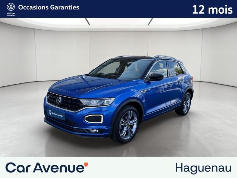 Volkswagen T-Roc Bleu Ravenna/Noir d'occasion
