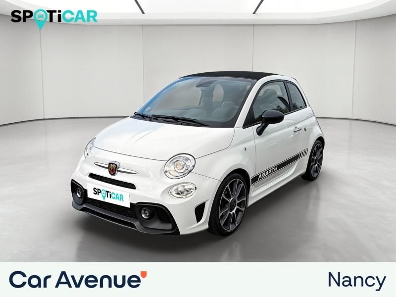 Abarth 500C pastel extra Blanc Gara (Racing) d'occasion