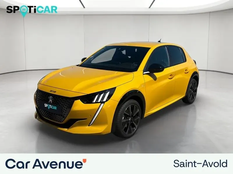 Peugeot 208 Jaune d'occasion