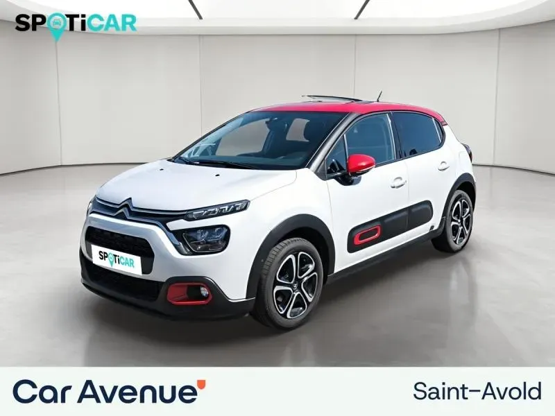 Citroën C3 Blanc Banquise (O) - Rouge Aden d'occasion