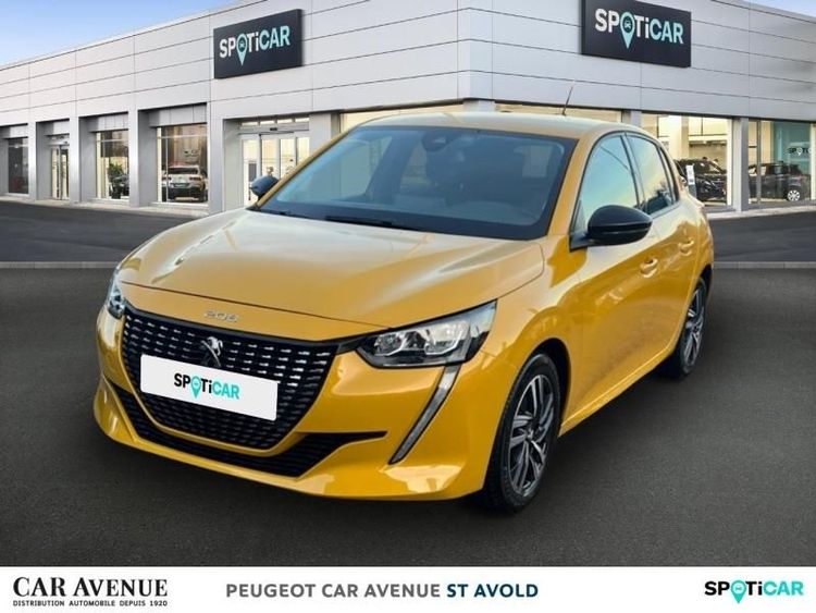Peugeot 208 Jaune d'occasion