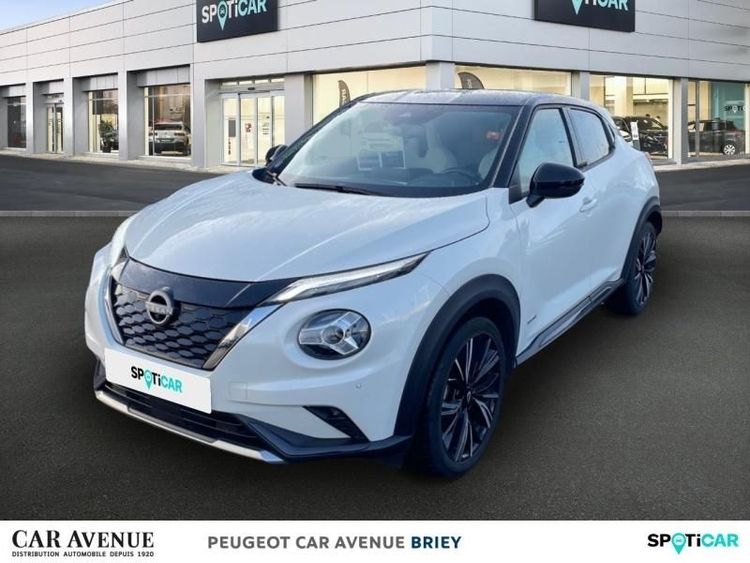 Nissan Juke Blanc Lunaire+Toit Noir Métallisé d'occasion