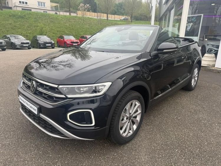 Volkswagen T-Roc Cabriolet Noir Intense nacrée, capote noire neuf